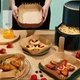 Пергаментные формы для аэрогриля квадратные 20х20х4,5 см 100 шт бежевые - изображение 3