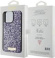 Etui Guess Rhinestone Metal Logo GUHCP15XPFGSBSP do Apple iPhone 15 Pro Max Fioletowe (3666339153830) - obraz 3