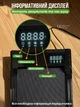 Компактна електрична бігова доріжка Walking Pad для дому з навантаженням до 100 кг без поручнів, ультратонкий тренажер для ходьби та бігу 1–6 км/год з LED дисплеєм та 12 програмами Чорна, VEN-1430 - зображення 6