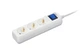 Удлинитель сетевой 2E Power Extension 3 Type F 1.5m 16A White - изображение 5