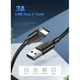 Кабель Ugreen US287 USB 2.0 to USB Type-C (0.25m) Black (60114) - зображення 4