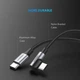 Кабель Ugreen US255 USB Type-C to USB Type-C (2m) Black/Gray (50125) - изображение 3