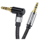 Кабель Essager 90 Degree 3.5mm Jack to mini-jack 3.5mm (1.5m) Black (EYP35-WTA01) - зображення 2