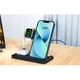 Беспроводное зарядное устройство Essager Jiecheng 4 in1 PD15W Black (EWXZM-JC01-Z) - изображение 5