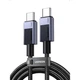 Кабель Ugreen L513 USB-C to USB-C 240W Fast Charging Cable (1m) Space Gray (45067) - зображення 1
