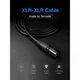 Кабель Ugreen AV130 Microphone Cable XLR to XLR (5m) Black (20712) - изображение 2