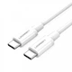 Кабель Ugreen US264 Type-C to Type-C 60W (1.5m) White (60519) - зображення 1