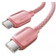 Кабель Essager Type-C to Type-C (1m) Pink (EXCTT1-WL04-P) - изображение 3