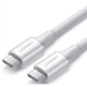 Кабель Ugreen US300 Type-C to Type-C 100W (2m) White (60552) - зображення 1