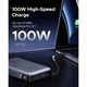 Внешний аккумулятор Power Bank Ugreen 145W 20000 mAh PB551 Gray (55992B) - изображение 3