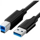 Кабель Ugreen US210 USB 3.0 to USB Type-B (2m) Black (10372) - зображення 1