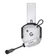 Бездротові ігрові навушники GamePro Genesis Mercury Pro Bluetooth 5.2 USB-ресивер 40 год White (HSW120W) - зображення 3