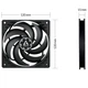 Вентилятор корпусний Arctic P12 Slim PWM PST 120 мм 4-Pin FDB 3 Pack Black (ACFAN00275A) - зображення 6