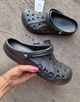 Чоловічі Крокс Бая Клог Чорні Crocs Baya Black Clog (48/49, чорний) - зображення 7
