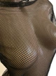 Жіночий гольф у велику сітку прозора кофта fishnet лонгслів сітка для вечірок S/M Чорний (100112) - зображення 5