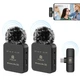 Беспроводная система петличных микрофонов Puluz PU646B (2 шт) для смартфона, приёмник Type-C - изображение 1