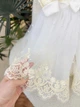 Нарядный комплект для девочки Family Tradition велюр с кружевом 62 см белый Солнечный день - изображение 7