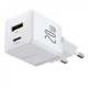 МЗП Baseus Palm Fast Charger Type-C+USB 20W (With Cable Type-C to Type-C 60W 1m) white - изображение 12