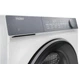 Пральна машина Haier фронтальна, 9кг, 1400, B, 45.2см, дисплей, пара, інвертор, люк сірий, прямий привід, білий - зображення 6