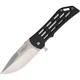 Складаний ніж Camillus Dominator Black Linerlock DDR Design, титанове покриття клинка, скелетна рукоятка, відкриття за плавник - зображення 1