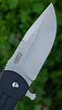 Складаний ніж Camillus Dominator Black Linerlock DDR Design, титанове покриття клинка, скелетна рукоятка, відкриття за плавник - зображення 4