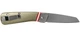 Складаний джентльменський ніж Gerber Straightlace Green, алю накладки, клинок Sheepfoot, замок Slip joint, зелений - зображення 4
