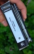 Складаний ніж Camillus Dominator Black Linerlock DDR Design, титанове покриття клинка, скелетна рукоятка, відкриття за плавник - зображення 14