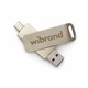 Портативний SSD Wibrand Wolf 2TB USB 3.2 Gen.2 Type-C/Type-A Read/Write 1000MB/s Silver (WIEXSSD/WO2TB) - изображение 1