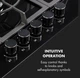 Варильна газова поверхня KLARSTEIN Ignito 5 зонна 10033133 Black Glass (my-5047) - изображение 4