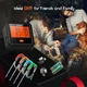 Bluetooth-термометр для м'яса 4 бездротових зонда INKBIRD IDT-34c-B чорний (my-15002) - изображение 8