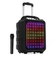 Мобільна акустична система динамік, караоке Auna Moving 80.1 LED PA, USB SD BT AUX 10033255 (my-5051) - зображення 1