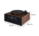 Програвач вінілу Auna Connect Vinyl Cube 10034557 з інтелектуальним радіо (my-5081) - зображення 6