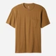 Футболка хлопковая длинная мужская GAP 220451581 L Коричневая (1159860575) - изображение 4