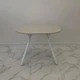 Стол кухонный овальный RoMax Elips 110х75 см Loft Кашемир/Белый - изображение 3