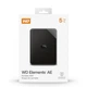 Зовнішній жорсткий диск PHD External 2.5'' WD USB 3.2 Gen1 Elements AE 5Tb Black (WDBEBA0050BBK-WESN) - изображение 2
