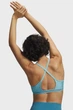 Жіночий блакитний топ UA Crossback Low Bra Under Armour SM 1386424-425 - изображение 3