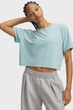 Жіноча блакитна футболка UA Rival Boxy Tee Wash Under Armour LG 6011065-425 - изображение 1