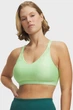 Жіночий салатовий топ Crossback Low Bra Under Armour MD 1386424-712 - зображення 2
