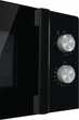 Микроволновая печь Gorenje MO20E2BH Черный 20 л 800W механическое управление гриль (MO20E2BH) - изображение 4