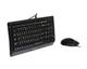 Клавиатура и мышь A4Tech F1512 Black, проводной комплект, интерфейс USB - изображение 4