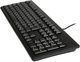 Клавіатура A4Tech KR-83 PS/2 Black, мембранна, 104 клавіші, провідна, чорний - зображення 2