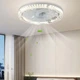 Потолочный LED светильник вентилятор E27 AY1035 AirLight 45W пульт белый - изображение 7