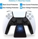 Зарядная станция для PS5 DualSense Aolion док станция для двух геймпадов быстрая зарядка подставка белый - изображение 8