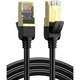 Патч-корд 2м, F/FTP cat 7 RJ-45 black Ugreen (U_11269) - изображение 1