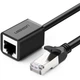 Патч-корд 3м F/UTP cat 6 RJ-45 Extension black Ugreen (U_11282) - зображення 1