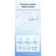 Наушники Vention Echo Lite 3.5mm In-Ear Wired White (GBAWAV) - изображение 4