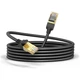 Патч-корд 15м, F/FTP cat 7 RJ-45 black Ugreen (U_11274) - изображение 2