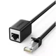 Патч-корд 0.5м F/UTP cat 6 RJ-45 extension black Ugreen (U_11278) - зображення 1