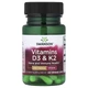 Вітаміни Swanson Вітаміни D3 та K2 Vitamins D3 & K2 60 веганських капсул - зображення 1
