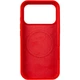 Чохол Silicone Case (AA Logo) MagSafe для iPhone 17 Pro, силіконовий, м'яке покриття Red - зображення 3